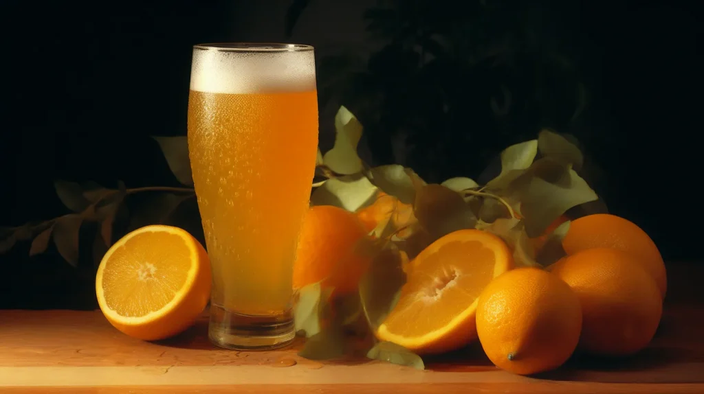 La birra con fettina d’arancia: Scoprire il mondo delle birre aromatizzate agli agrumi con una nota