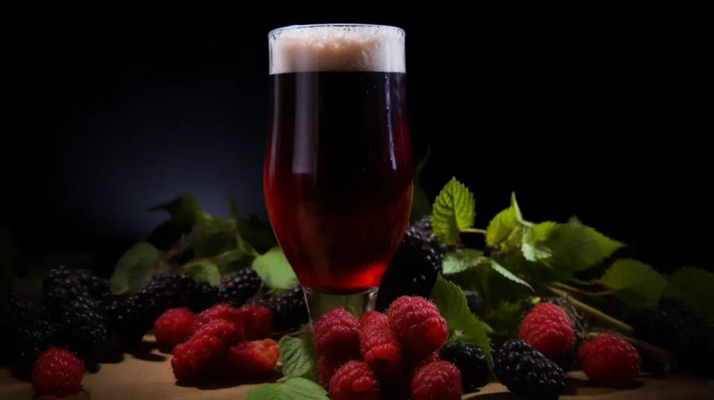 Ricetta della Blackberry Berliner Weisse: Una birra acida tedesca arricchita con mirtilli neri